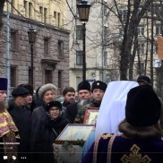 Освящение поклонного креста | МОО «Союз православных женщин»
