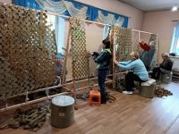 В Хакасии продолжают изготовление маскировочных сетей