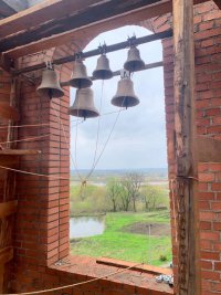 Освящение колоколов в Пронском монастыре