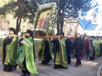 Крестный ход в честь святого Гавриила Мелекесского, покровителя Димитровграда (Ульяновская область)