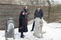 Г.В.Ананьина посетила разоренный некрополь Спасо-Андроникова монастыря